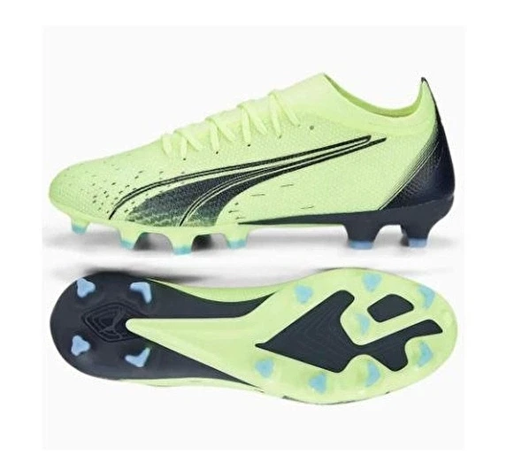 PUMA Ultra Match FG/AG Erkek YEŞİL Krampon ürün görseli 1