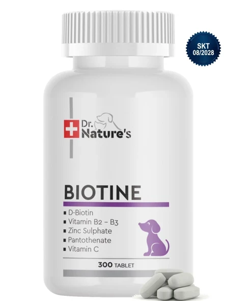 Köpek Biotin Tablet 300 Tablet – Deri ve Tüy Sağlığı Destekleyici ürün görseli 1