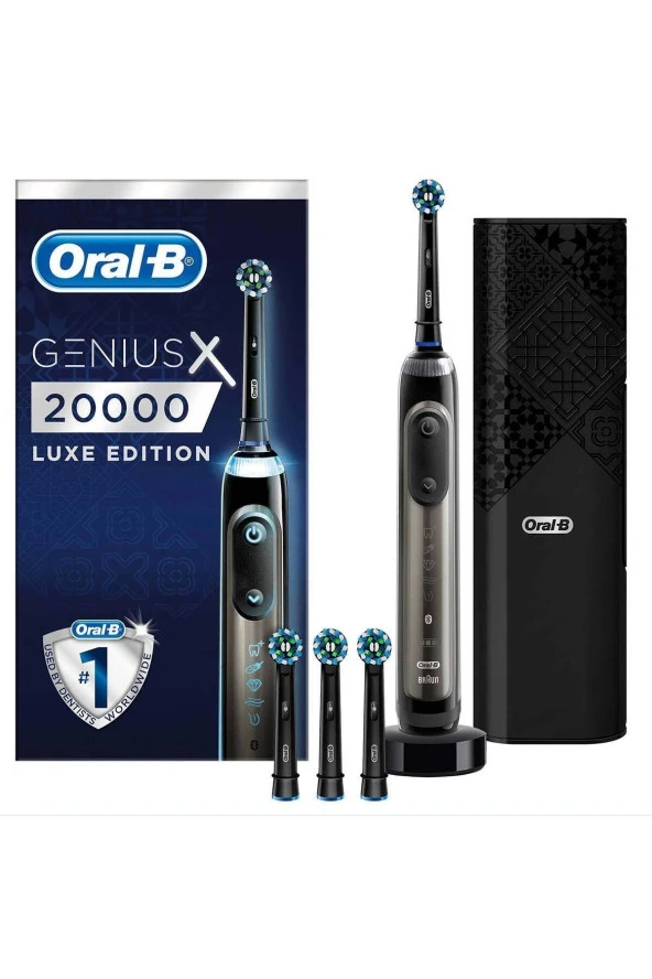 Oral-B Genius X Luxury Edition Anthracite Grey Şarj Edilebilir Diş Fırçası ürün görseli 1