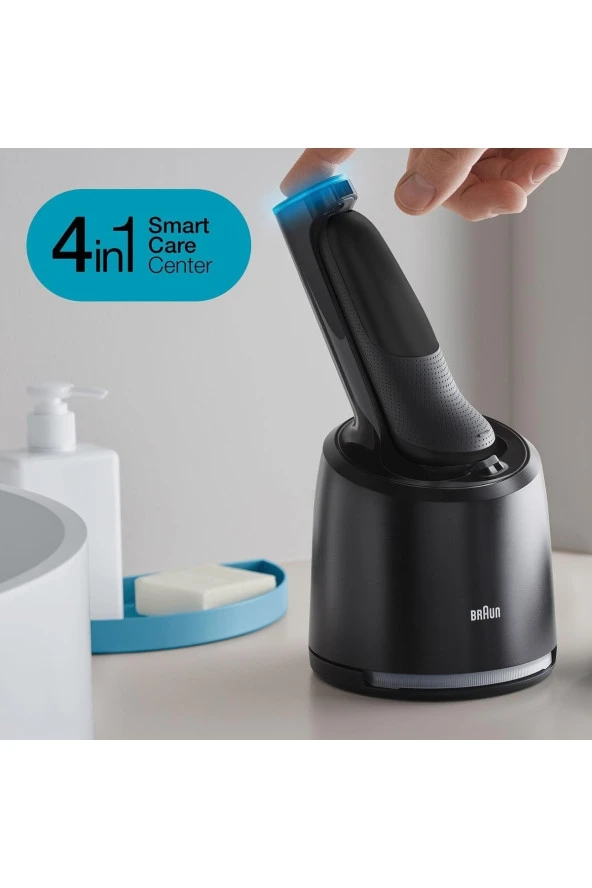 Braun Yeni Seri 7 N7200cc Kablosuz Tıraş Makinesi, SmartCare, AutoSense, 360° Flex, Islak & Kuru ürün görseli 1