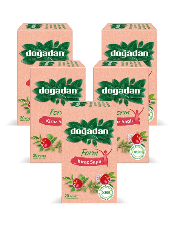 FORM KİRAZ SAPLI KARIŞIK BİTKİ ÇAYI 20 POŞET, 5 ADET ürün görseli 1