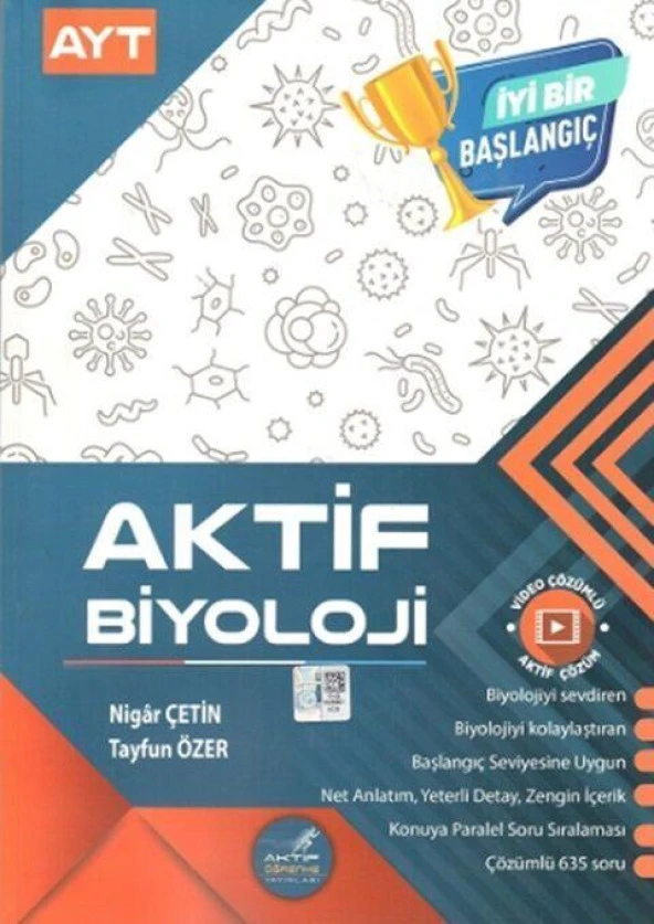 AYT Aktif Biyoloji 0 dan Başlayanlara Aktif Öğrenme Yayınları ürün görseli 1