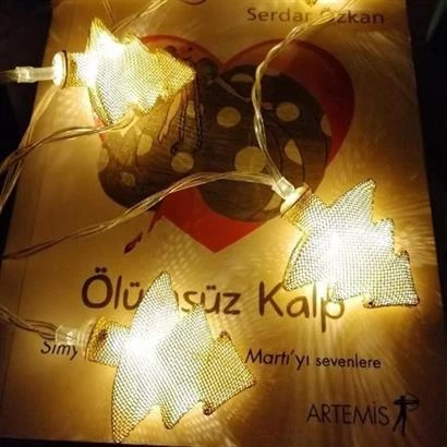 Metal Örgülü Çam Ağacı Şeklinde Günışığı Şerit Led Işık Zinciri ürün görseli 1