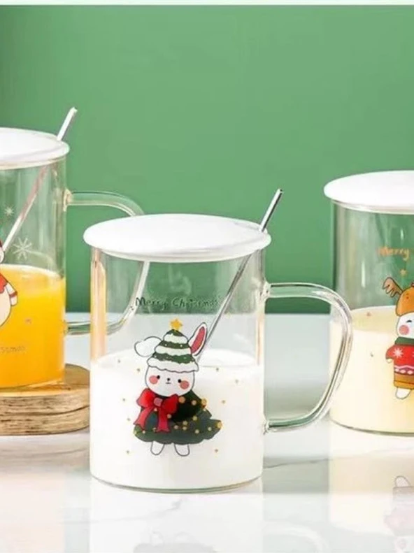 Perotti Felix Merry Yılbaşı Temalı Cam Kupa 14621 ürün görseli 1