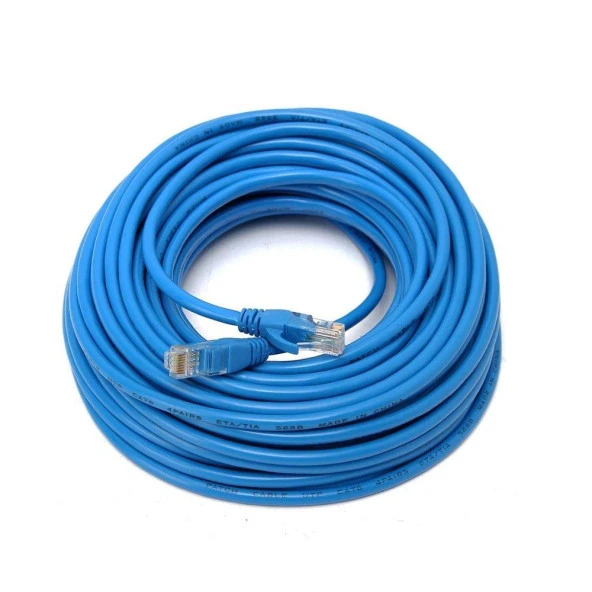 CAT6 Ethernet Kablosu Modem İnternet Lan 2 x RJ45 Patch 10 Metre - 4612 - Resim 3