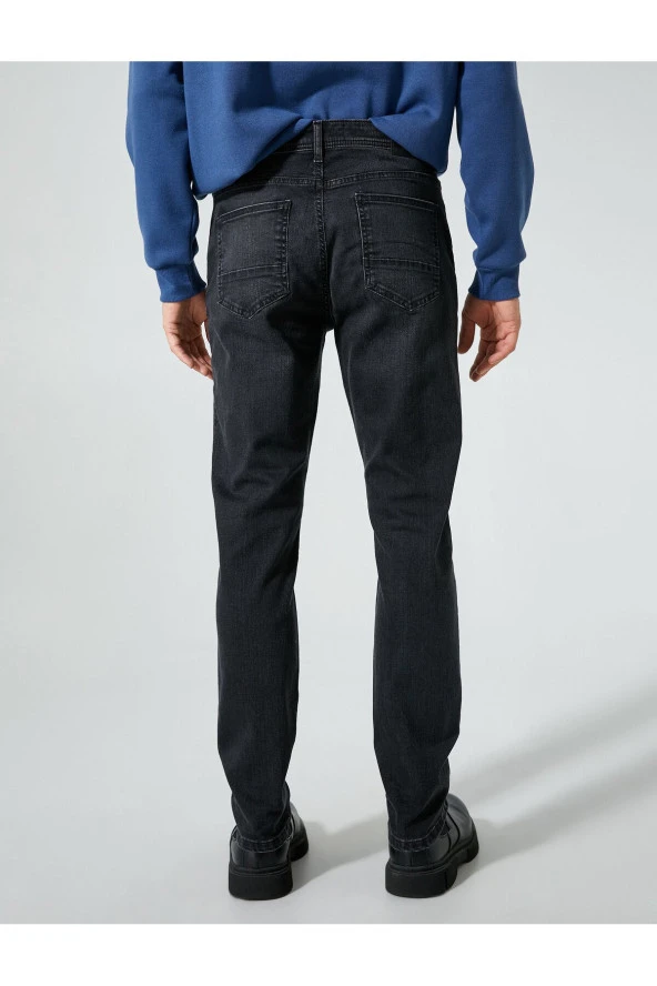 Slim Fit Kot Pantolon - Brad Jean - Resim 4