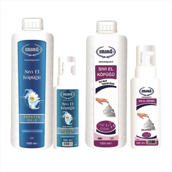 APARATLI SIVI E LKÖPÜĞÜ SETİ (HOŞ KOKULU 1000 ml & PAPATYA ÖZLÜ 1000 ml) ürün görseli 1