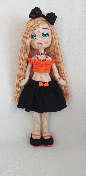 Rosa Bebek Amigurumi Organik Oyuncak ürün görseli 1