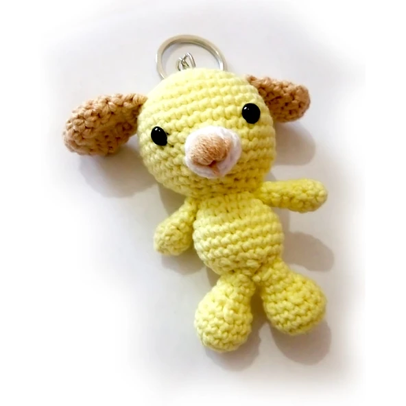 Maskot Köpüş Amigurumi Organik Anahtarlık Oyuncak ürün görseli 1