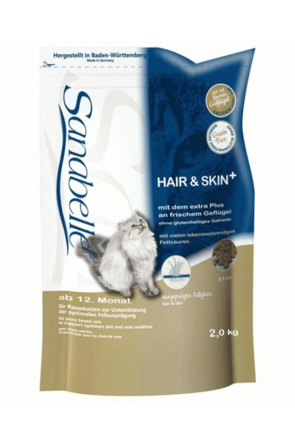 Sanabelle Hair Skin Hassas Tüylü Kedi Maması 2 Kg ürün görseli 1