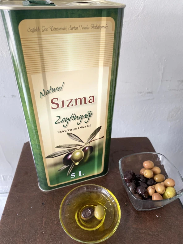 Zeytin yağı 5 lt natural soğuk sıkım 0,2 dizem zeytinyağ Erken Hasat ürün görseli 1