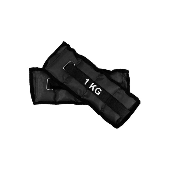 Rotantix El Ve Ayak Bilek Ağırlığı 2x1 Kg Kum Torbası Korsesi Ağırlık Kas Güçlendirmek Pilates 1kg Siyah ürün görseli 1