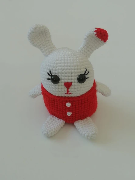 Tavşan Kutucuk Amigurumi Organik Oyuncak ürün görseli 1