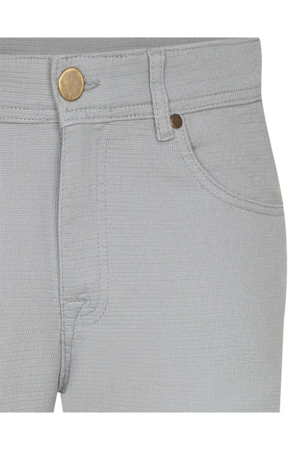 Süvari Slim Fit Gabardin Siyah Pantolon - Resim 4
