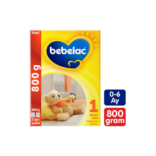 BEBELAC 1 NO BEBEK SÜTÜ 800 GR ürün görseli 1