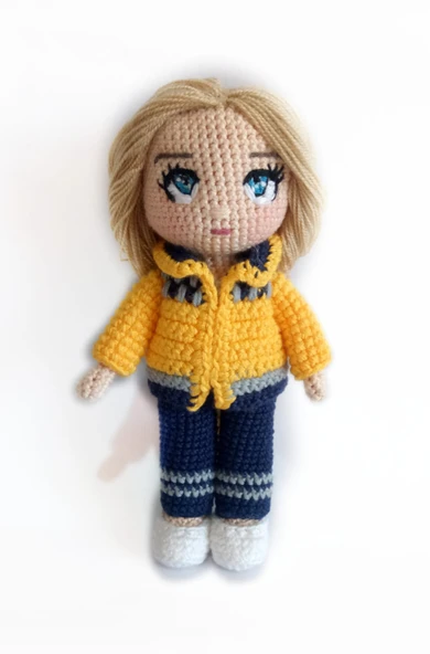 Acil Tıp Teknisyeni Amigurumi Organik Oyuncak ürün görseli 1