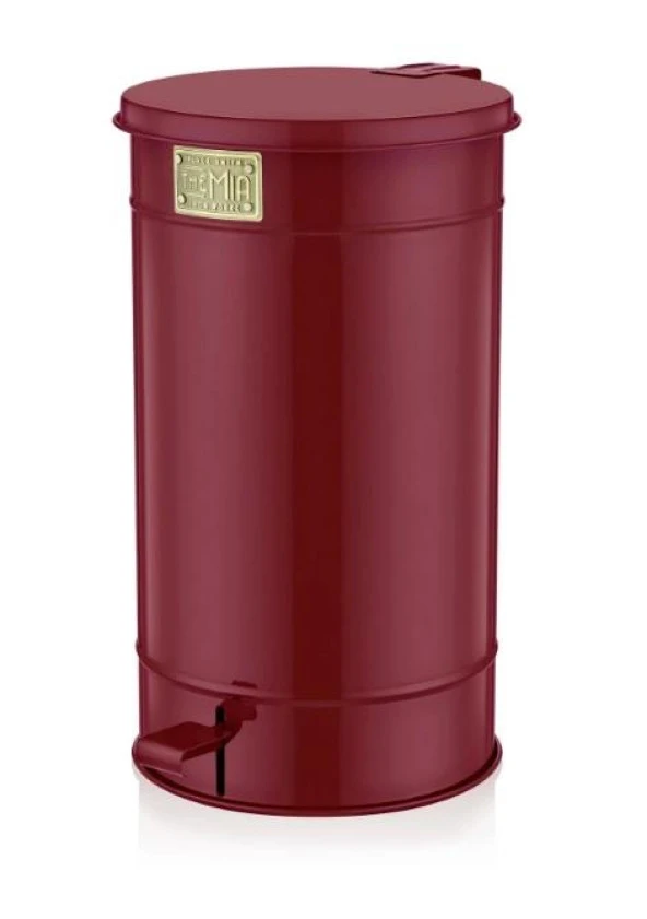 The Mia Çöp Kovası 24 Litre Bordo GLV0745 ürün görseli 1