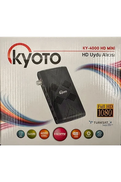 KYOTO KY-4000 Mini Full HD Uydu Alıcısı HERZ ürün görseli 1