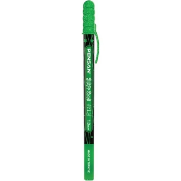 Pensan Simli Jel Kalem Jely 1.0mm – Koyu Yeşil ürün görseli 1