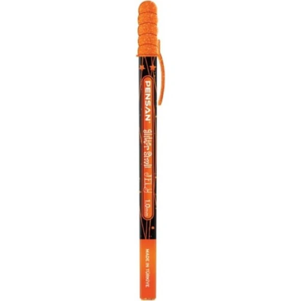 Pensan Simli Jel Kalem Jely 1.0mm – Turuncu ürün görseli 1
