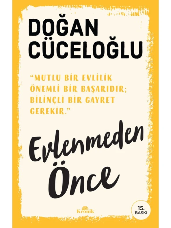 Evlenmeden Önce - Doğan Cüceloğlu ürün görseli 1