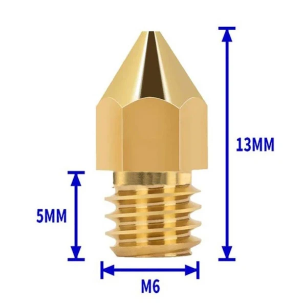 0.2 mk8 pirinç nozzle - Resim 5