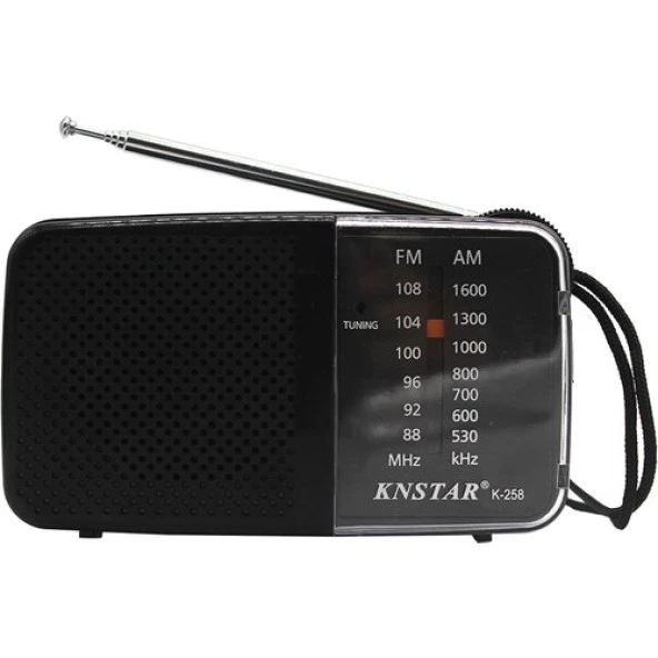Knstar K-258 Pilli Cep Radyosu ürün görseli 1