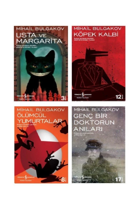 Mihail Burgakov Seti 4 Kitap ürün görseli 1