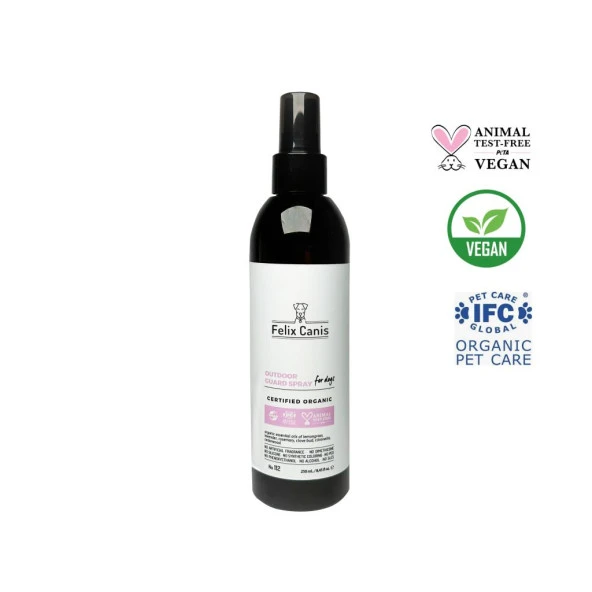 Köpekler İçin Dış Mekan Koruma Spreyi Organik ve Vegan 250Ml ürün görseli 1