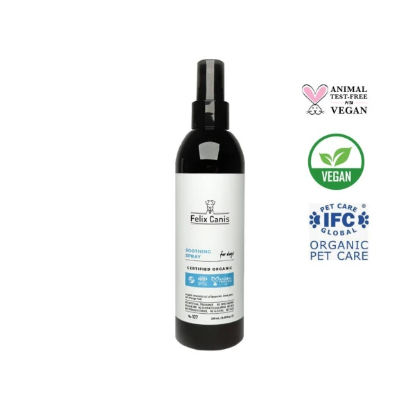 Köpekler İçin Rahatlatıcı Sprey Organik ve Vegan 250Ml ürün görseli 1