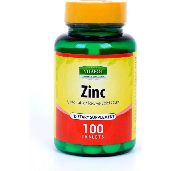 Vitapol Çinko Sülfat 15 Mg 100 Tablet Zınc ürün görseli 1