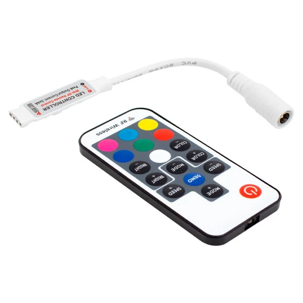 Powermaster 12 Volt RF Küçük Modüllü Uzak Mesafe Algılamalı Led Kontrol Cihazı ürün görseli 1
