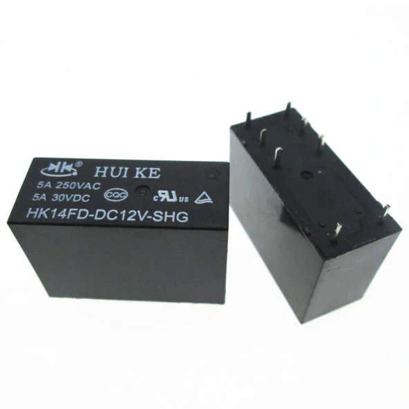 12 Volt Röle Çift Kontak - Resim 2