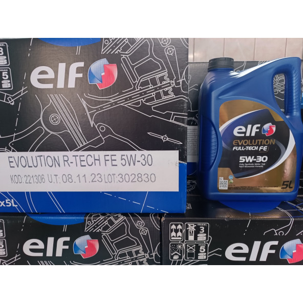 ELF FULLTECH FE 5W-30 5 LT X 3 adet 2026 üretim ürün görseli 1