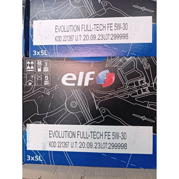 ELF FULLTECH FE 5W-30 5 LT X 3 adet 2026 üretim - Resim 2
