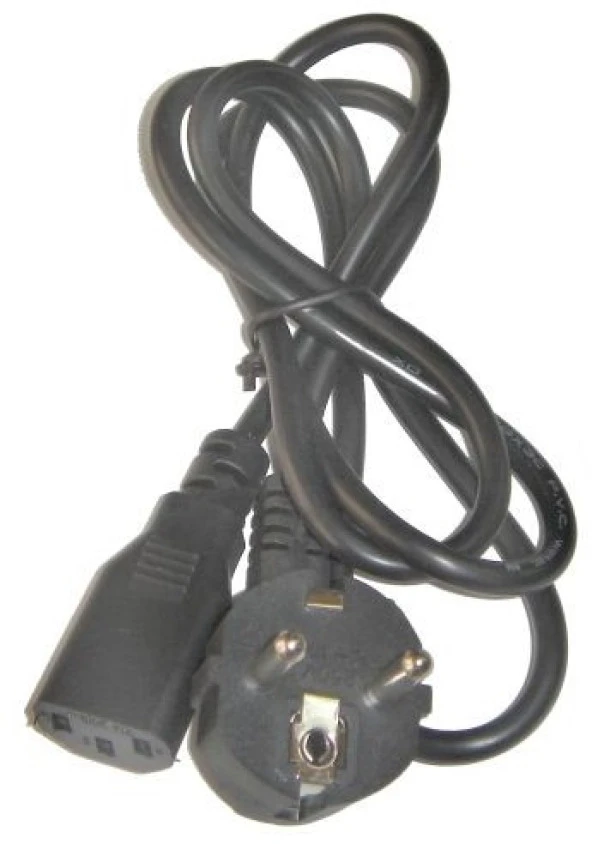 Fully G-513B 3X0.75 MM C7 Bilgisayar 1.5 Metre Power Kablosu (Poşetli) ürün görseli 1
