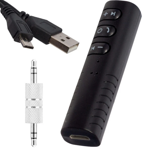 Powermaster BT-801 Oto Araç Bluetooth Aux Müzik Alıcı Çevirici Kiti ürün görseli 1