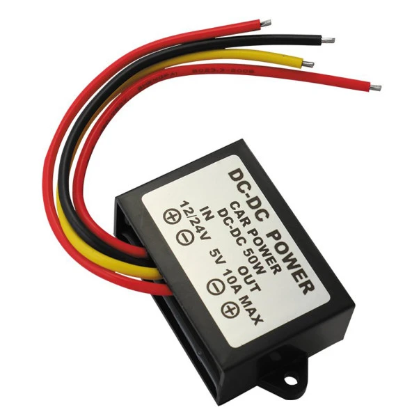 POWERMASTER 12-24 VOLT 5 VOLT - 10 AMPER 50 WATT 3 MODÜL İÇİN ÇEVİRİCİ KONVERTÖR ürün görseli 1