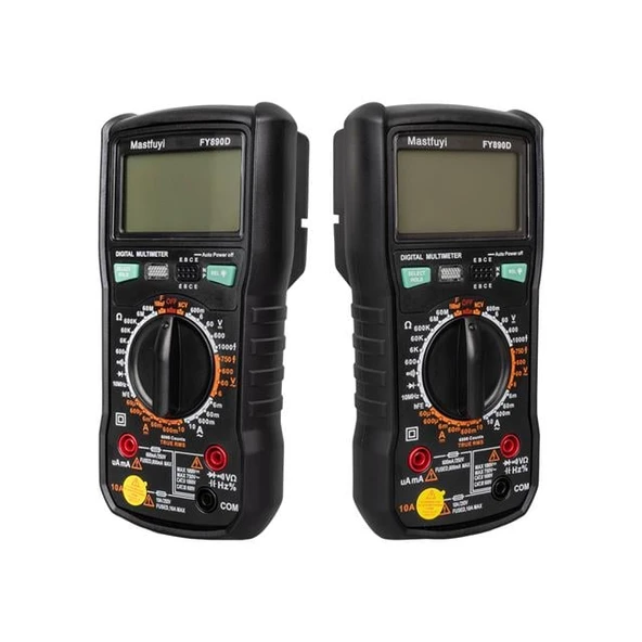 Powermaster FY890D Digital Multimetre Ölçü Aleti True Rms - Resim 6