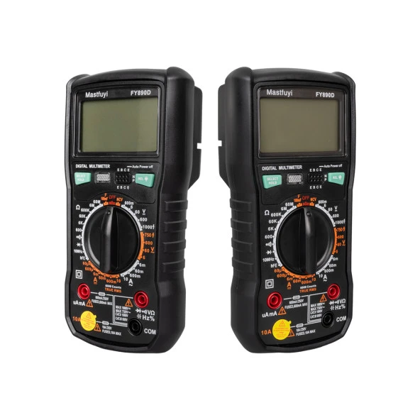 Powermaster FY890D Digital Multimetre Ölçü Aleti True Rms - Resim 2