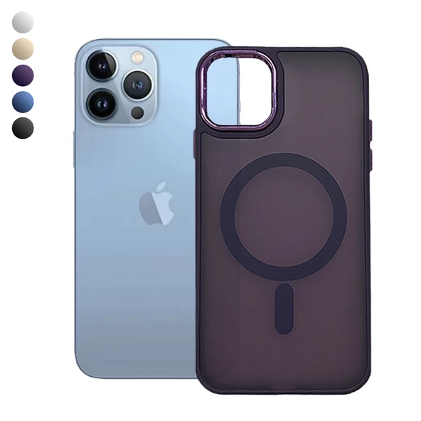 iPhone 13 Pro Max Kılıf FreyaX Seri Magsafe Özellikli Silikon Kapak ürün görseli 1