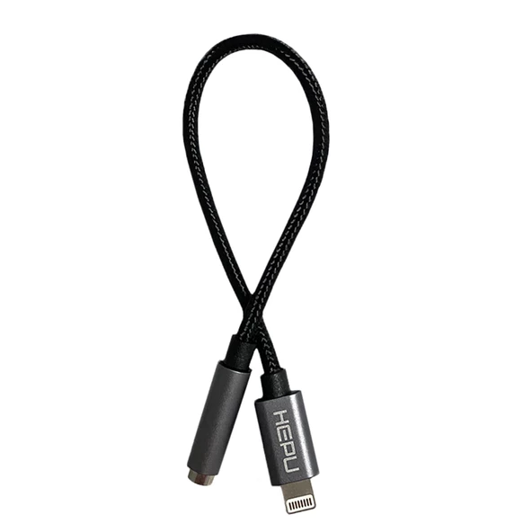 HEPU HP-19L Lightning - 3.5mm Kulaklık Dönüştürücü Kablo 21cm ürün görseli 1