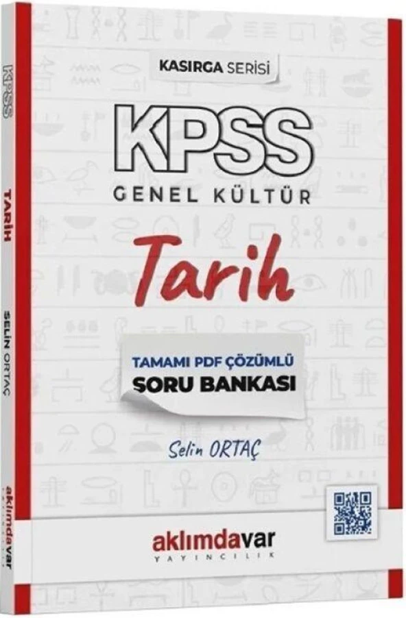 KPSS Tarih Kasırga Soru Bankası PDF Çözümlü Aklımdavar Yayıncılık ürün görseli 1