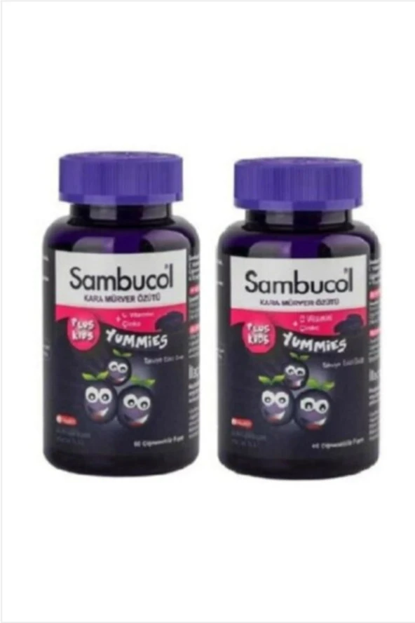 Sambucol Plus Kids Yummies 60 Çiğneme Tableti 2 Kutu ürün görseli 1