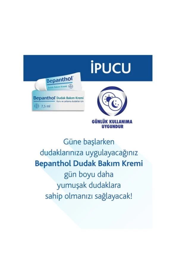 Bepanthol Dudak Bakım Kremi 7,5 ml 2 Kutu - Resim 3