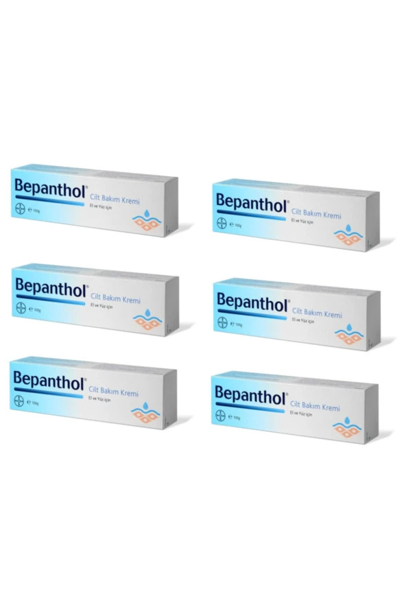 Bepanthol Cilt Bakım Kremi 100 Gr 6 Kutu ürün görseli 1