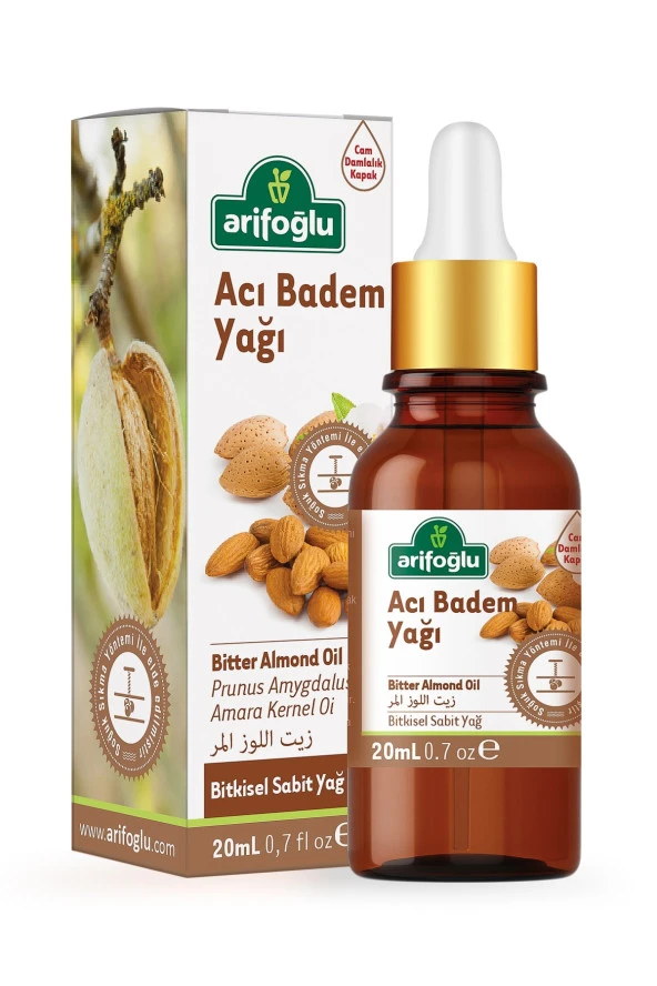 Arifoğlu Acı Badem Yağı 20ml ürün görseli 1