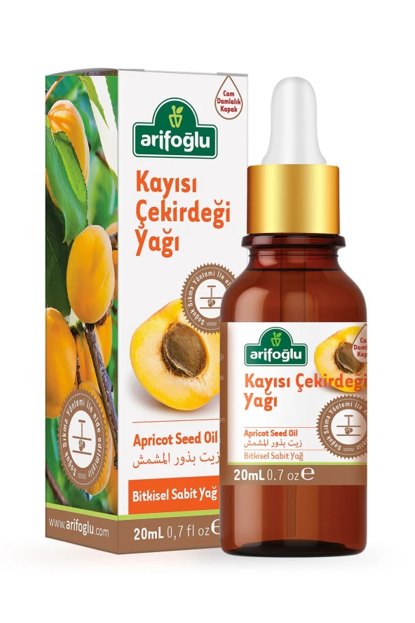 Arifoğlu Kayısı Çekirdeği Yağı 20ml ürün görseli 1
