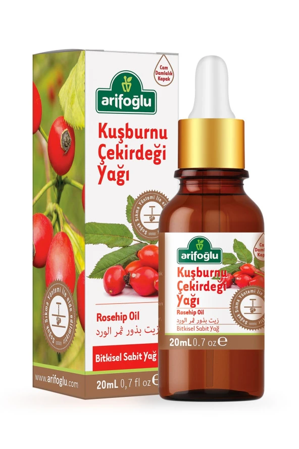 Arifoğlu Kuşburnu Çekirdeği Yağı 20ml ürün görseli 1