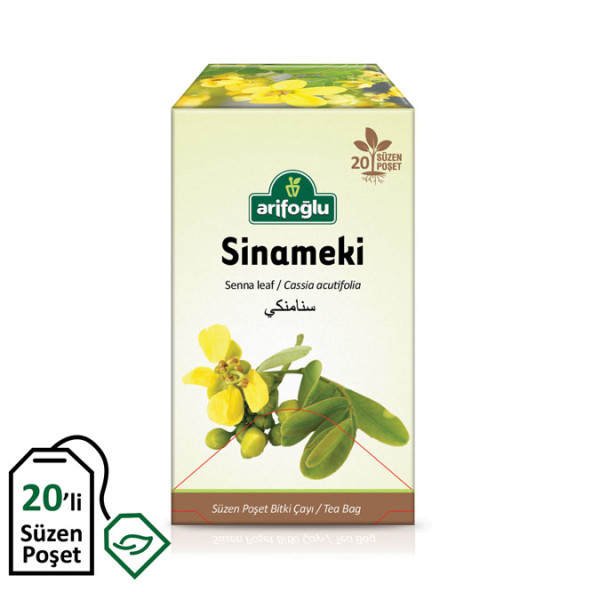 Arifoğlu Sinameki (senna) Doğal Bitki Çayı 20 Süzen Poşet ürün görseli 1